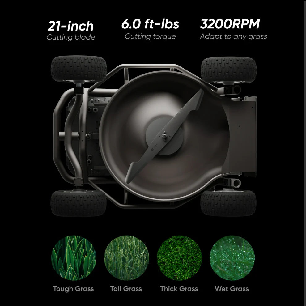 Mowrator S1 Mähroboter mit Fernsteuerung, Allrad-Antrieb & 18 Ah Batterie | für 4500 m²