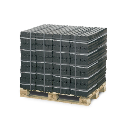 Rekord Braunkohlebriketts – 1000 kg Palette (40 × 25 kg Gebinde) – Lang brennende Ofen- und Kaminbriketts